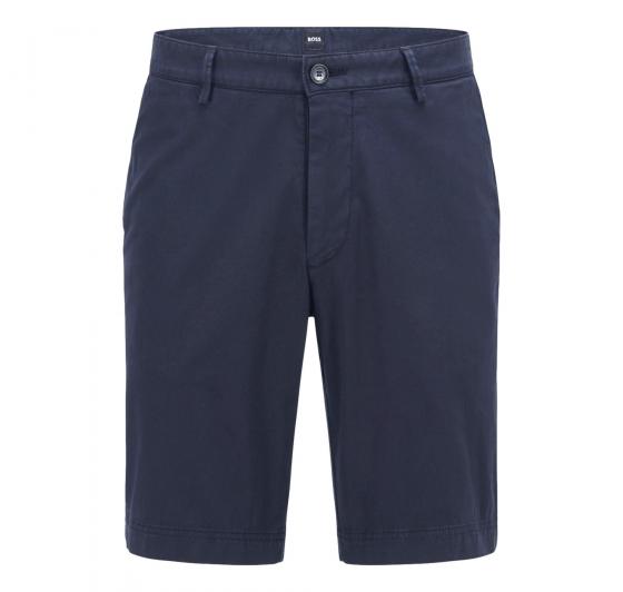 HUGO BOSS Pantaloncini Bermuda Slim Fit Twill Di Cone Elasticizzato Blu 50406679