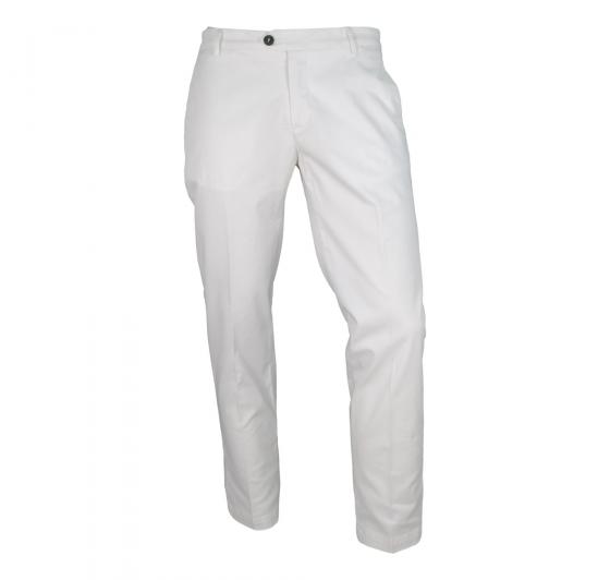 RH RES HOMINE Pantalone Uomo P/E Modello Thomas Colore Bianco