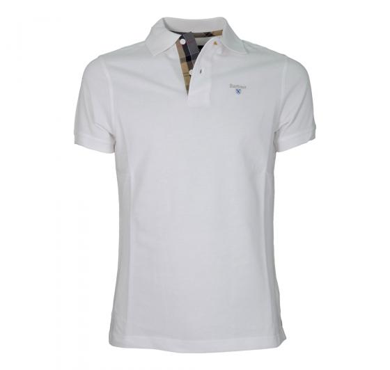 BARBOUR Polo Uomo Tartan Pique MML0012WH11 Colore Bianco