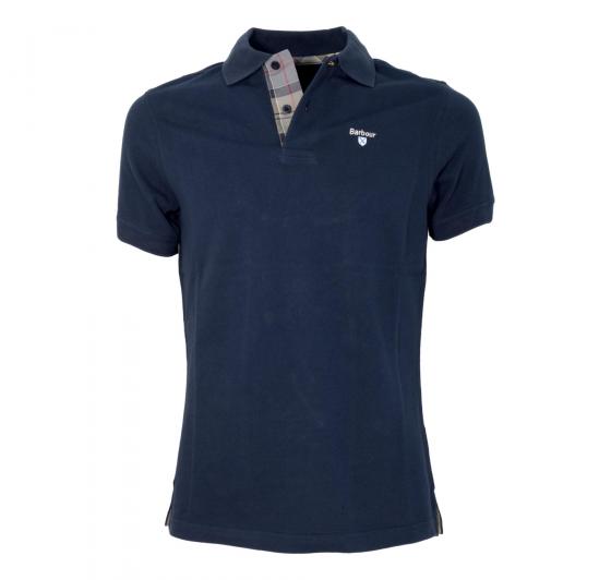 Barbour Polo Uomo Tartan Pique MML0012NY31 Colore Blu Navy