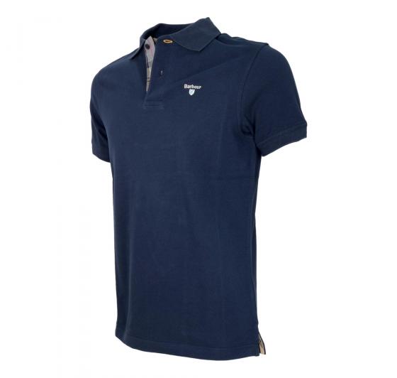 Barbour Polo Uomo Tartan Pique MML0012NY31 Colore Blu Navy