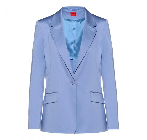 HUGO Giacca Donna Cotone Elasticizzato Modello Afede 50467054 Colore Azzurro