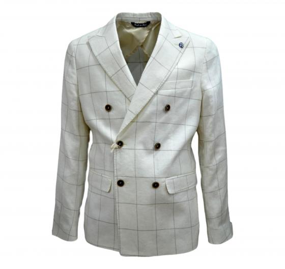 ALESSANDRO GILLES Giacca Uomo Doppio Petto Slim Fit GDPT 0748