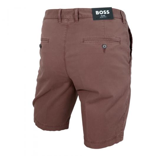 HUGO BOSS Pantaloncini Bermuda Slim Fit Twill Cotone Col. Rosso mattone 50406679