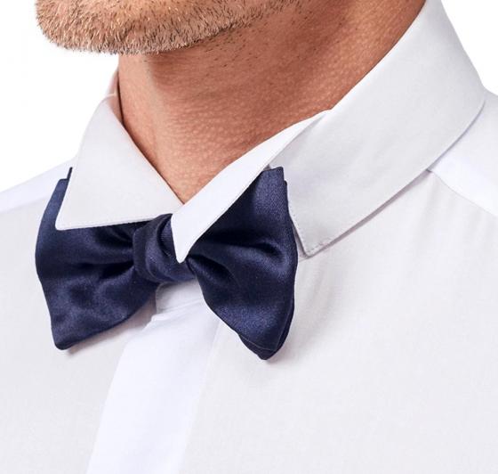 XACUS Camicia Collo diplomatico Tinta Unita Doppi Polsi 11231001 Tela Bianco