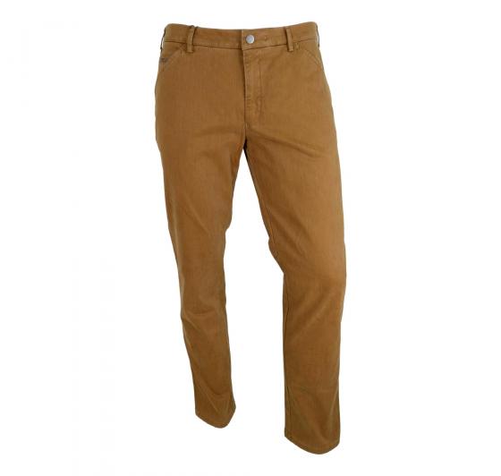 MEYER Pantalone da Uomo Chino Termico in Cotone Invernale Modello Chicago 2-3917/47 Colore Senape