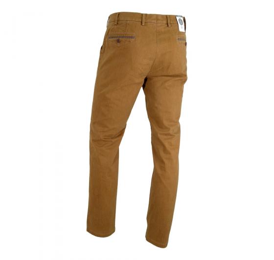MEYER Pantalone da Uomo Chino Termico in Cotone Invernale Modello Chicago 2-3917/47 Colore Senape