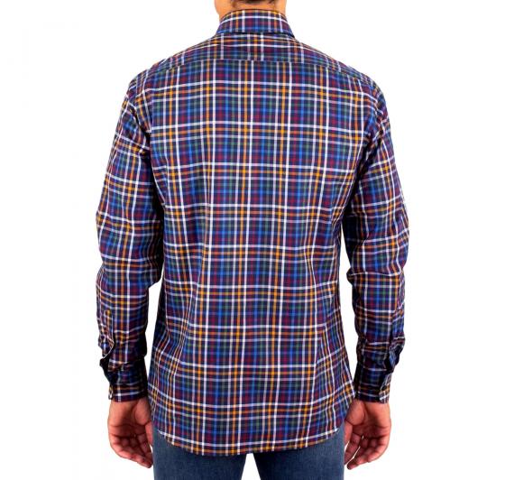 Paul Shark Camicia Maniche Lunghe 12313012J Quadri in cotone multicolore