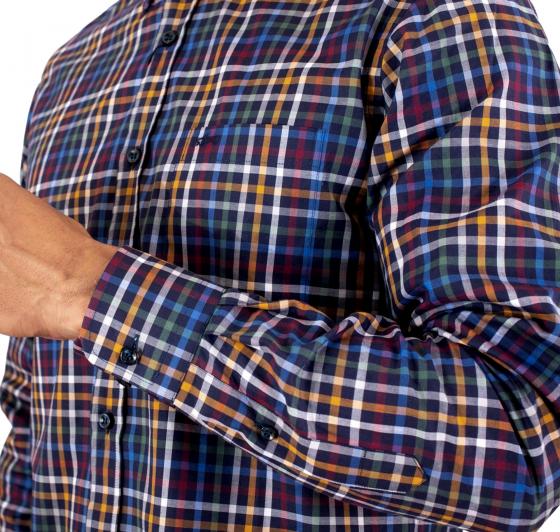 Paul Shark Camicia Maniche Lunghe 12313012J Quadri in cotone multicolore