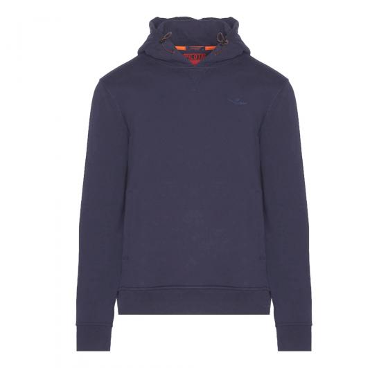 AERONAUTICA MILITARE Felpa con cappuccio e tasca marsupio FE1695 Blu