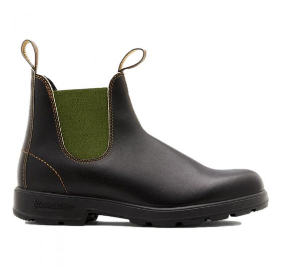 BLUNDSTONE Stivaletti Chelsea Coloured Elastic Sided Boot 519 Brown Olive