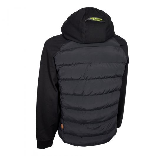 AERONAUTICA MILITARE Giacca Active con Felpa Cappuccio AF446 Colore Nero
