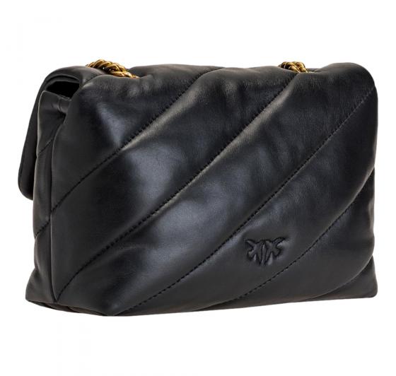 PINKO Borsa Donna Love Puff Mini Sheep Nappa 100039 Z99Q Colore Nero