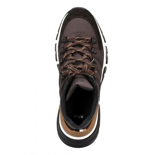 BOSS Stivaletti Uomo Chester Halb Nysd 50480390 Colore Dark Brown