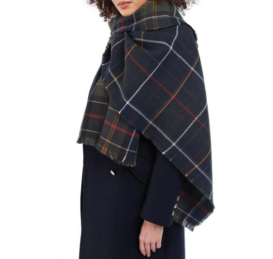 BARBOUR Sciarpa Donna Montieth Tartan Scarf LSC0337TN11 Colore Classic Tartan