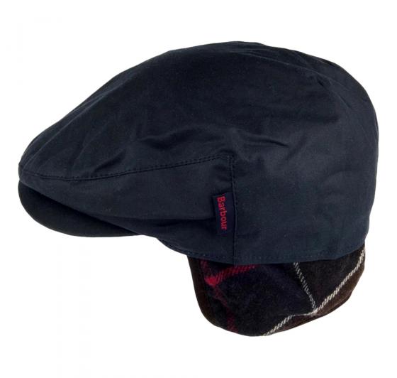 BARBOUR Coppola Uomo Cheviot Wax Flat Cap MHA0294NY91 Colore Navy