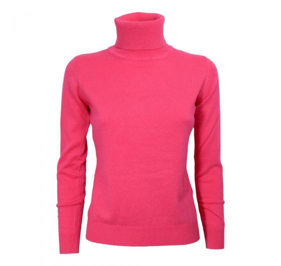 CASHMERE COMPANY Dolcevita Donna 1219 ID115 In Lana E Cashmere Colore Fucsia
