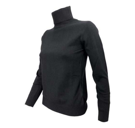 CASHMERE COMPANY Dolcevita Donna 99 ID115 In Cashmere e Lana Colore Nero