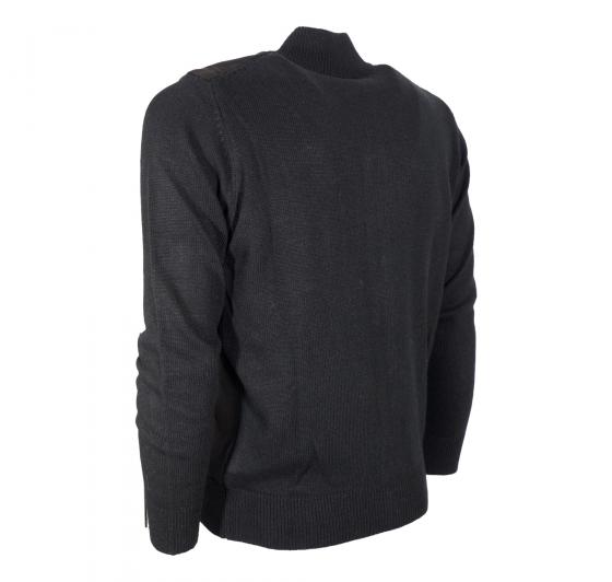 CASHMERE COMPANY Cardigan Zip IU205409 99 Alcantara Cashmere e Lana Colore Nero
