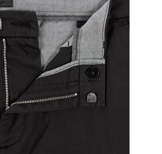 HUGO BOSS Pantalone slim fit Cotone elasticizzato NERO Kaito1 50410310
