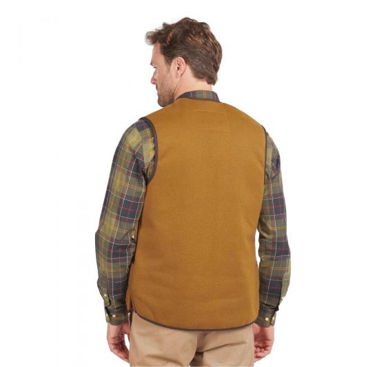 BARBOUR Gilet Uomo Warm Pile Waistcoat MLI0004BR31 Beige Marrone