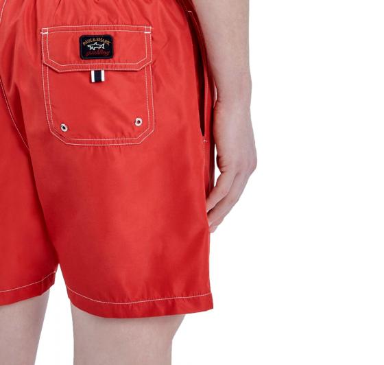 Paul Shark Costume da bagno con stampa C0P5000c Colore Rosso
