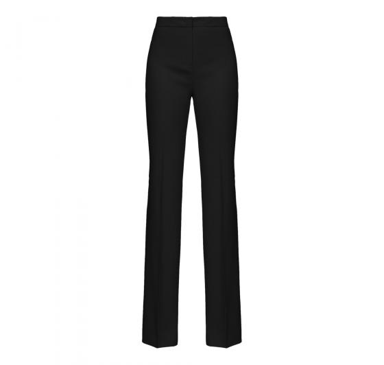PINKO Pantalone Donna Hulka Crepe Stretch Colore Nero