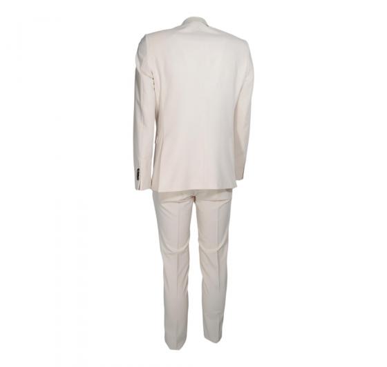 SIMBOLS Abito Uomo Drop 8 Super Slim Fit Colore Avorio A10700 MADE IN ITALY
