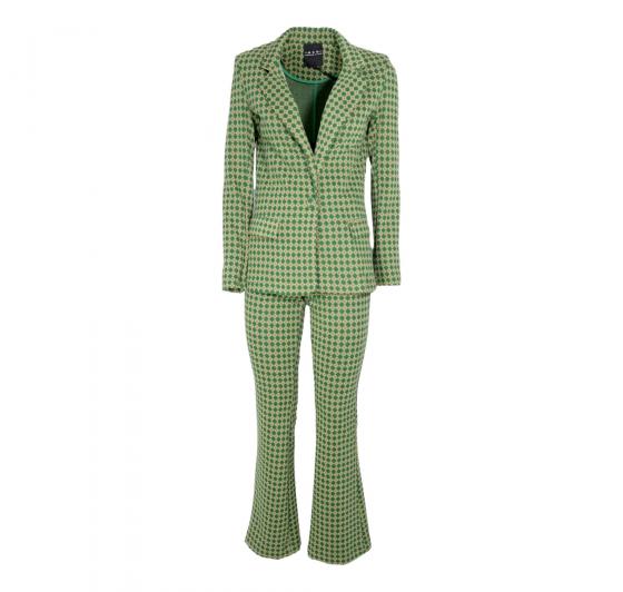 MDM Mademoiselle du Monde Tailleur Donna ART. 128 Colore. Verde
