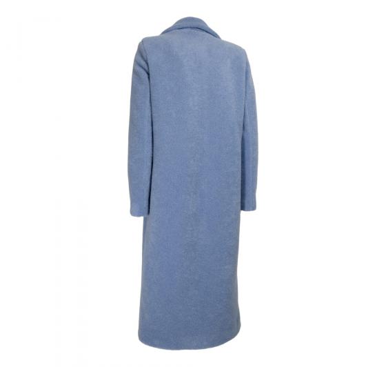 MDM Mademoiselle du Monde Cappotto Donna ART. 7058 Colore. Celeste Polvere