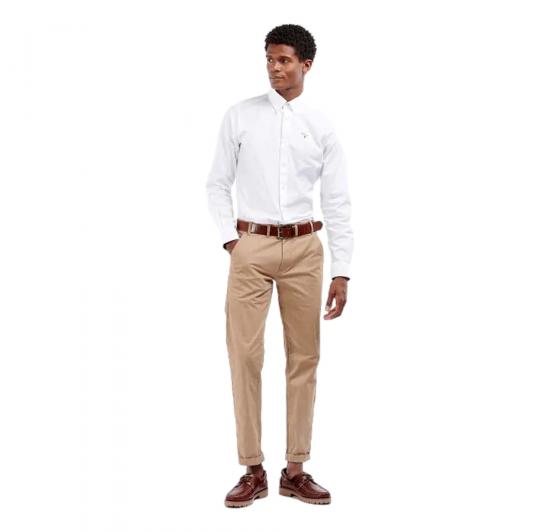 Barbour Camicia Uomo Oxford Slim Fit Colore Bianco  Mod. MSH5170WH11