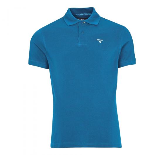 Barbour Polo Uomo Tartan Pique MML0012AQ72 Colore Lyons Blue