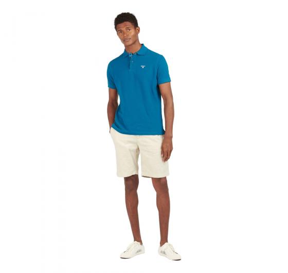 Barbour Polo Uomo Tartan Pique MML0012AQ72 Colore Lyons Blue