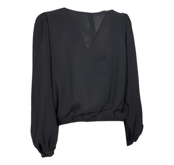 MDM Mademoiselle du Monde Blusa Donna ART 4727 Colore Nero
