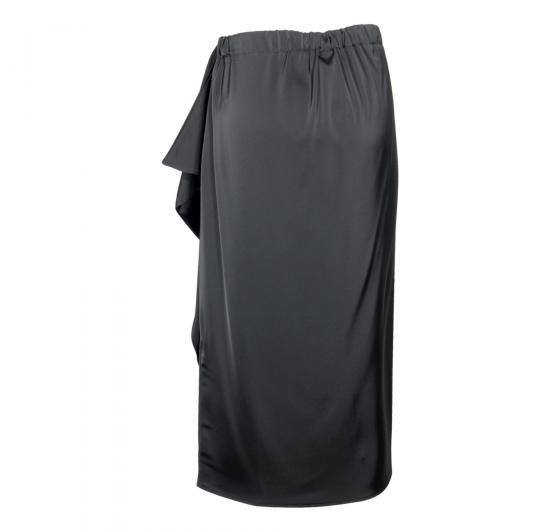 MDM Mademoiselle du Monde Gonna Donna Longuette ART 244 Colore Nero