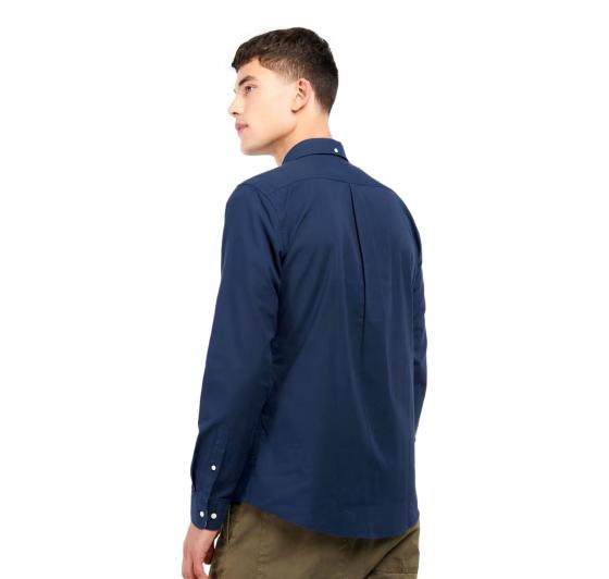 BARBOUR Camicia Uomo Button Down Tessuto Oxford Colore Blu MSH5170NY91