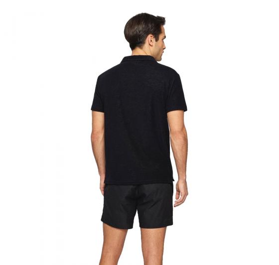 BOSS Terry Polo in Spugna Nera 50469317