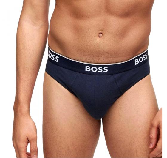 BOSS Slip Cotone Elasticizzato Elastico Logo Confezione Da Tre 50489611 02