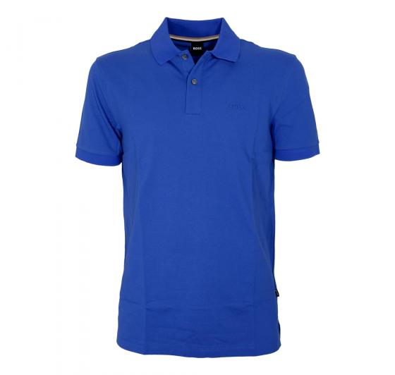 BOSS Polo In Cotone Biologico Con Logo Ricamato 50468301 433 Pallas Bluette