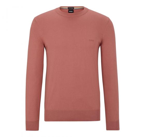 BOSS Maglioncino Uomo Girocollo un cotone PACAS-L - 50466684 Colore Rosso Chiaro