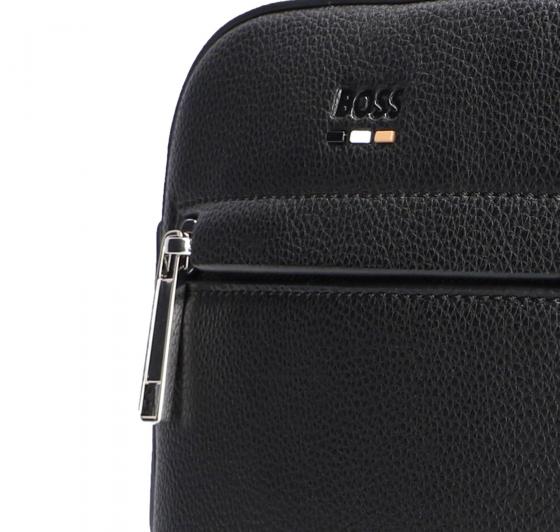 BOSS Tracolla Uomo Reporter Bag Ray_NS Zip 50536475 Similpelle Nero