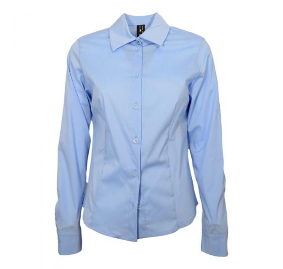 MDM MADEMOISELLE DU MONDE Camicia Donna ART CA4761 Colore Celeste