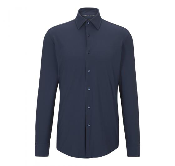 BOSS Camicia Uomo Slim Fit Elasticizzata Modello P-HANK-KENT-C1-222 50490361 BLU