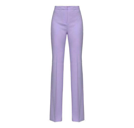PINKO Pantalone Donna Hulka Crepe Stretch Colore Purple