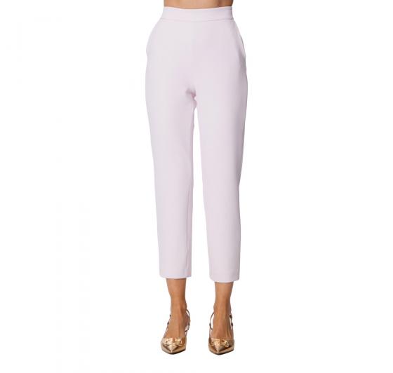 PINKO Pantalone Donna Parana Crepe Tecnico Stretch Colore Rosa