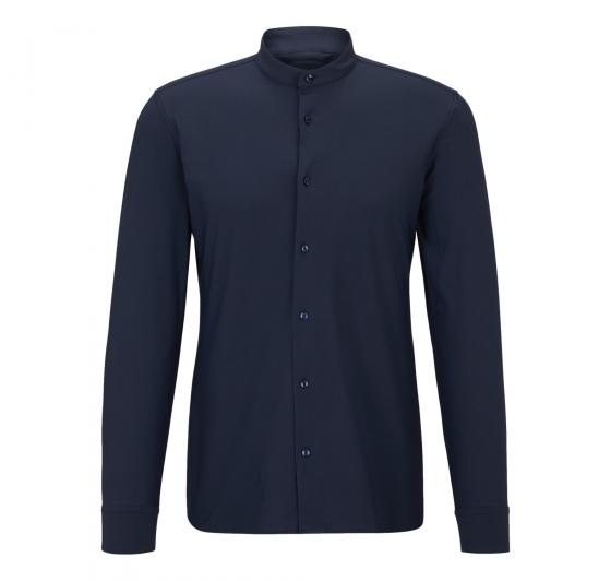 BOSS Camicia Uomo Colletto alla coreana P-HANK-STANDUP-214  50490338 Colore Blu