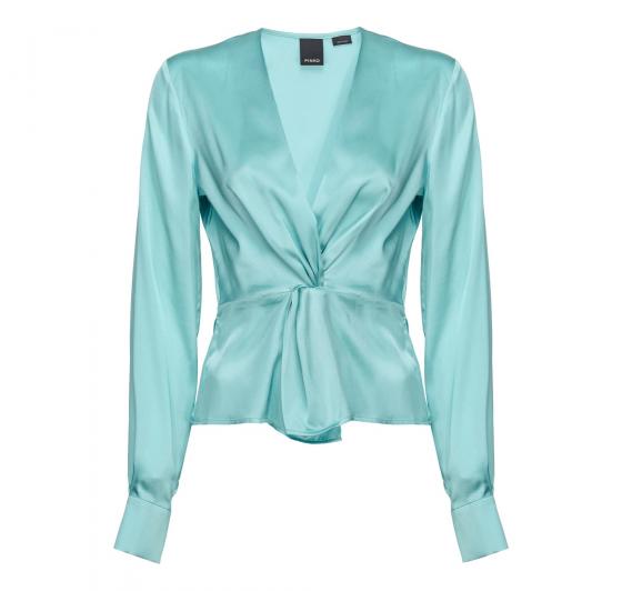 PINKO Blusa Donna in seta BARADERO Colore Verde