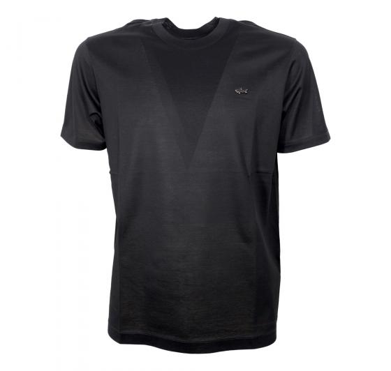 PAUL SHARK T-Shirt in cotone Manica corta Regular Fit 21411016 Nero