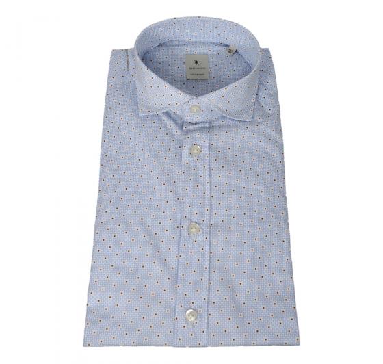 BASTONCINO Camicia Uomo Slim Fit B2470 Microfantasia