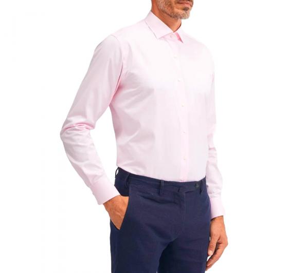XACUS Camicia Uomo Tinta Unita Twill 11209038 Colore Rosa